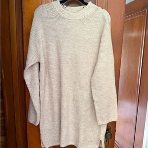 Cozy Cream Women's Sweater dress